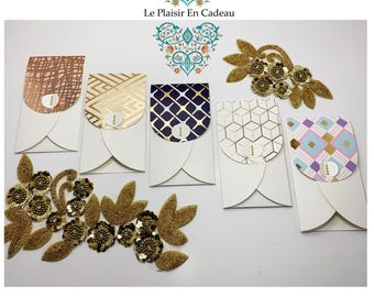 Cash Envelopes/ Gift Card Envelopes | Set of 5 Luxury Designs