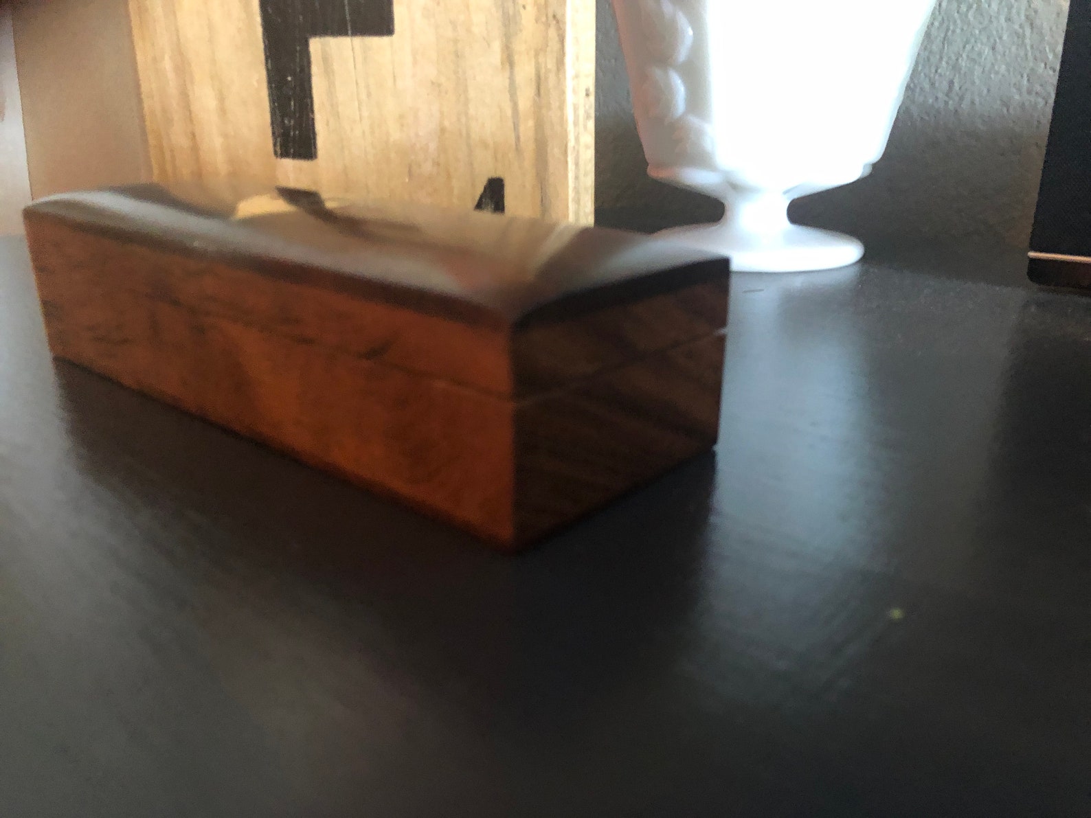 Vintage Nautical Anchor Valuables Box With Brass Anchor Inlay Etsy