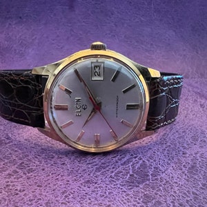 1950s or 1960s Elgin Mechanical Watch, Gift for Him, Birthday Gift, Gift For Dad, Fathers Day Gift, Unique Gift