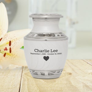 Heart Keepsake Urn with Engraving