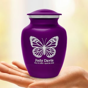 Butterfly Sharing Urn - Small Urn for Human Ashes