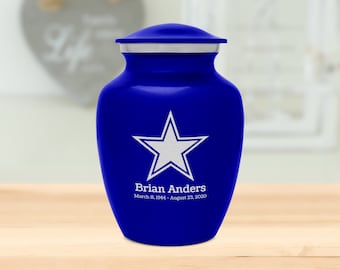 Dallas cowboys urn best sale necklace