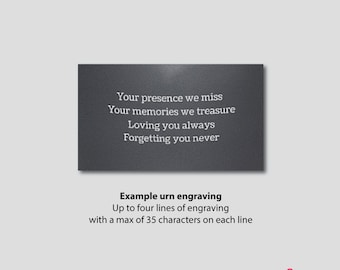 Additional Custom Engraving Only - Memories Direct