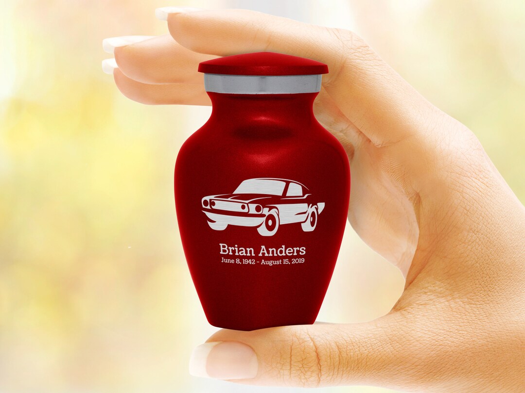 Muscle Car Keepsake Cremation Urn Engraving Included 5 Colors Etsy