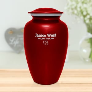 Loving Hearts Cremation Urn - Adult Size