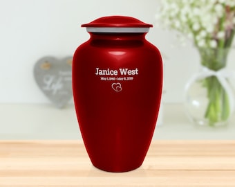 Loving Hearts Cremation Urn - Adult Size