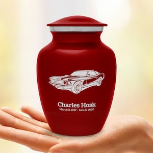 Muscle Car Sharing Urn - Small Urn for Human Ashes