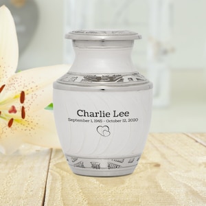 Loving Hearts Keepsake Urn for Human Ashes