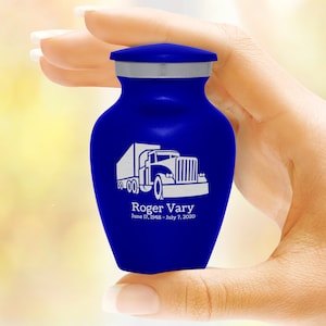 Semi Truck Keepsake Urn - Five Colors - Engraved