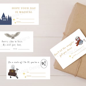 HP Gift Tags Printable/Instant Download for All Occasions