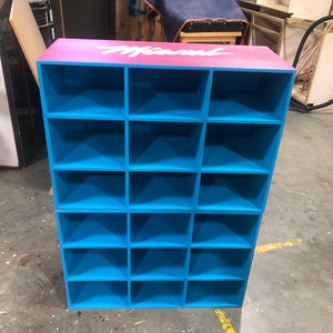 Miami Heat 'Miami Vice' Shoe Storage.