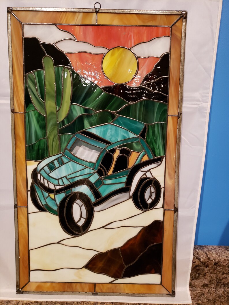 Stained Glass RV Door Windowdune Buggy/rzr/side by Side Etsy