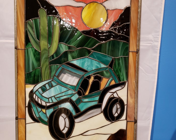Stained Glass RV Door Windowdune Buggy/rzr/side by Side Stained Glass