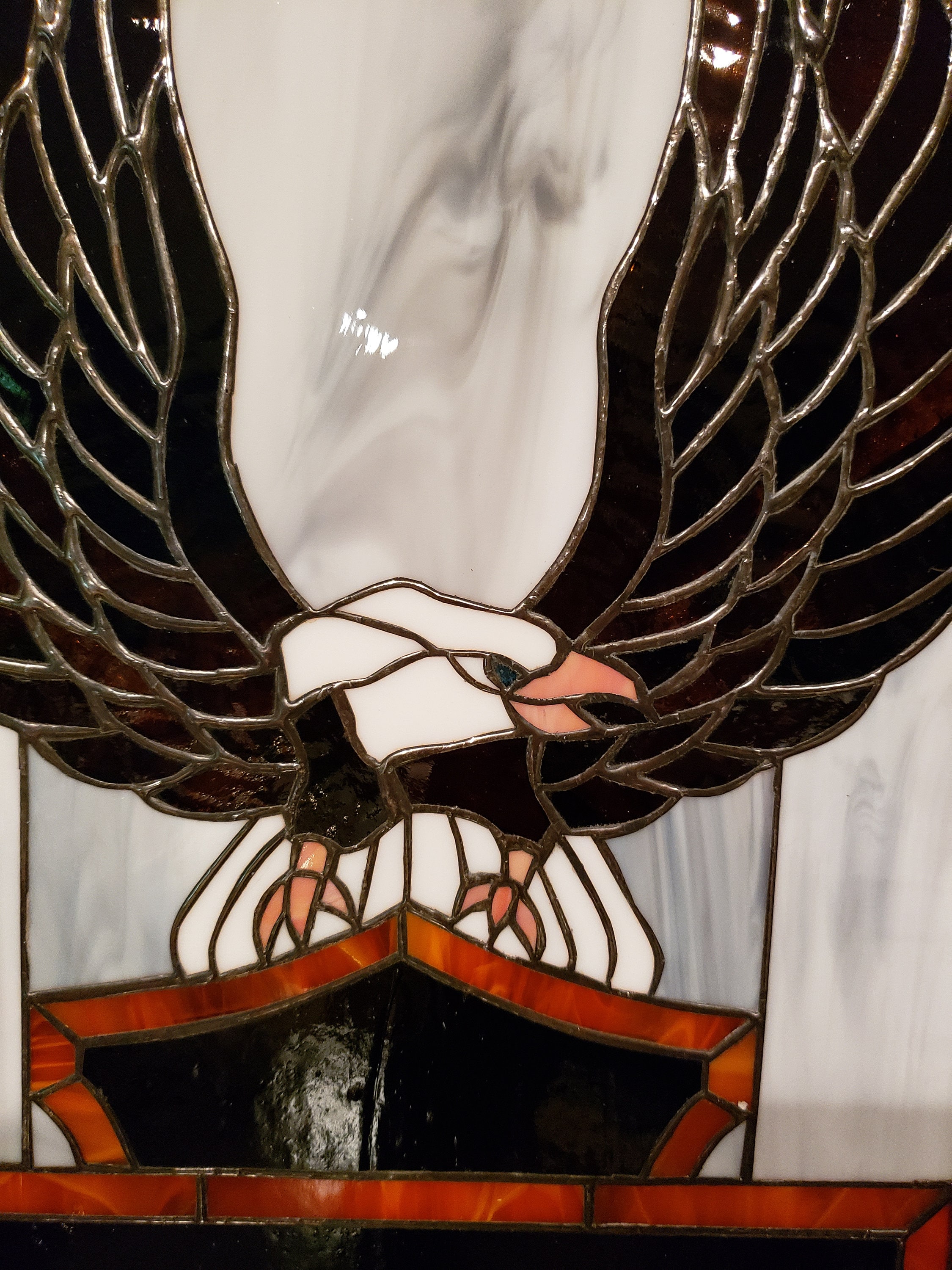 Stained Glass RV Door Windoweagle With Shieldhd Rv Windowstained Glass Windowglass Door