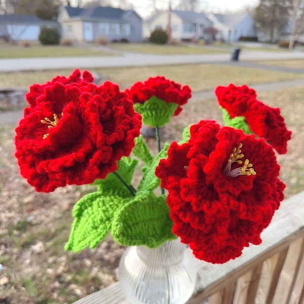 Crochet Peonies