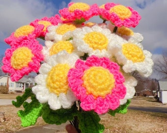 Crochet Daisy flowers