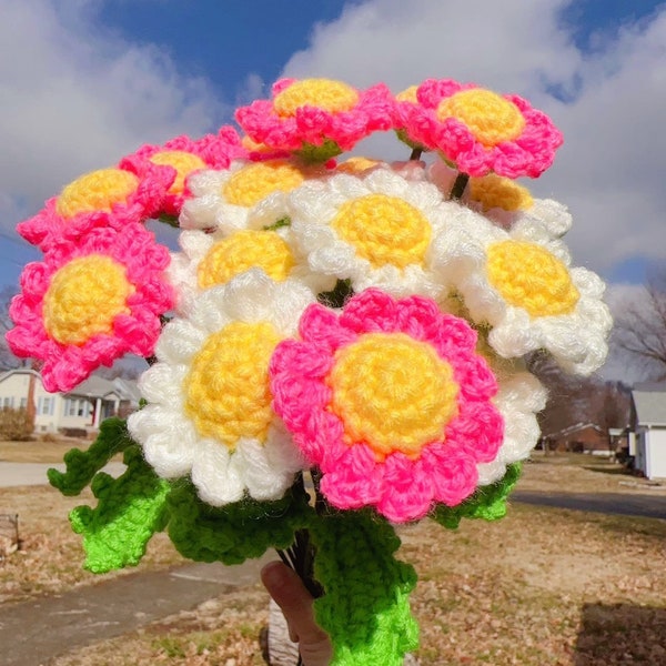 Crochet Daisy flowers