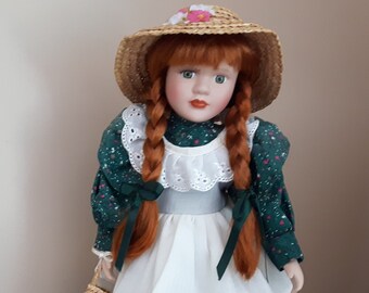 anne of green gables porcelain doll heirloom edition