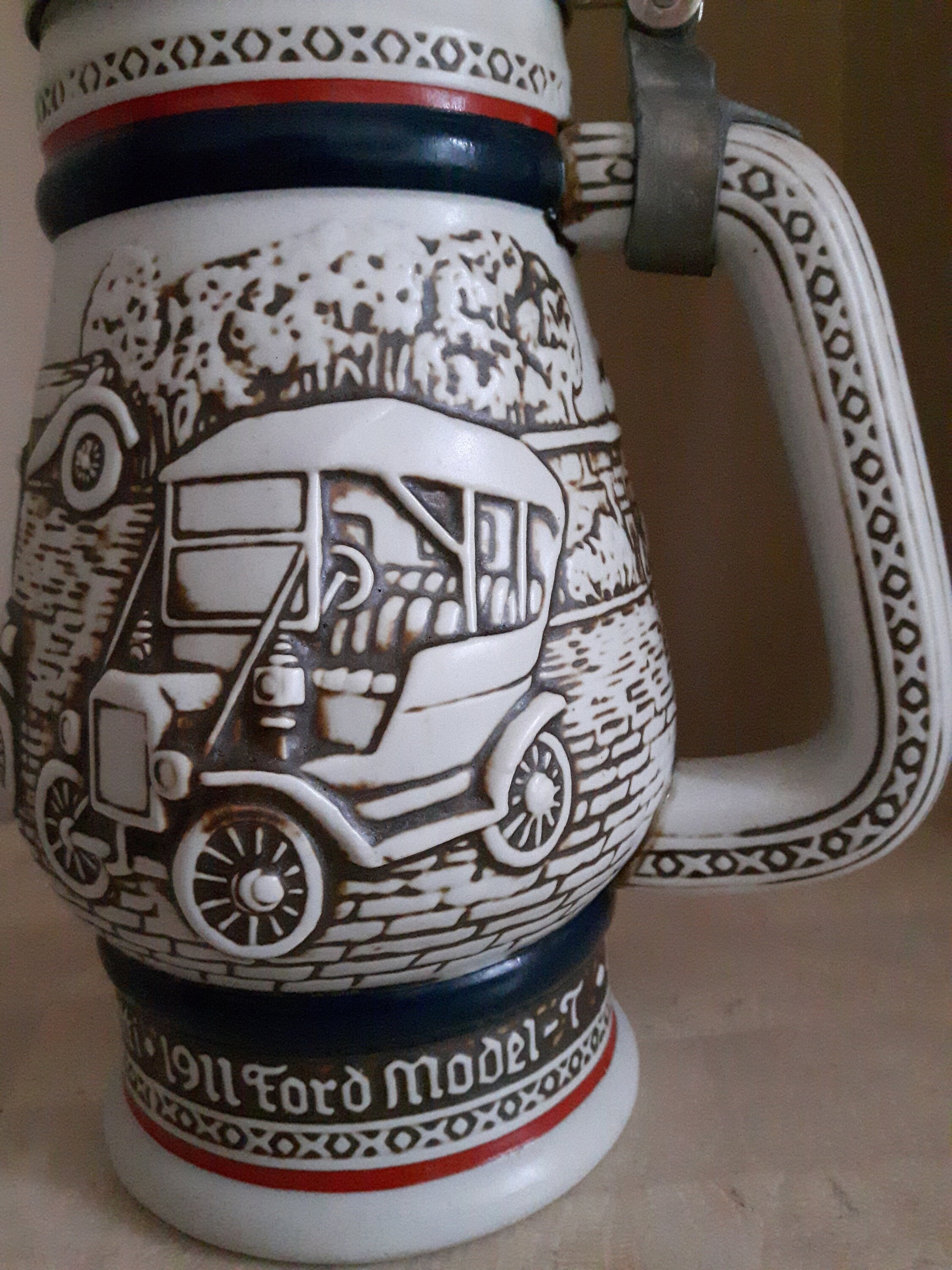 Vintage 1980 Avon Beer Stein Beer Tankard Old Cars Beer Etsy