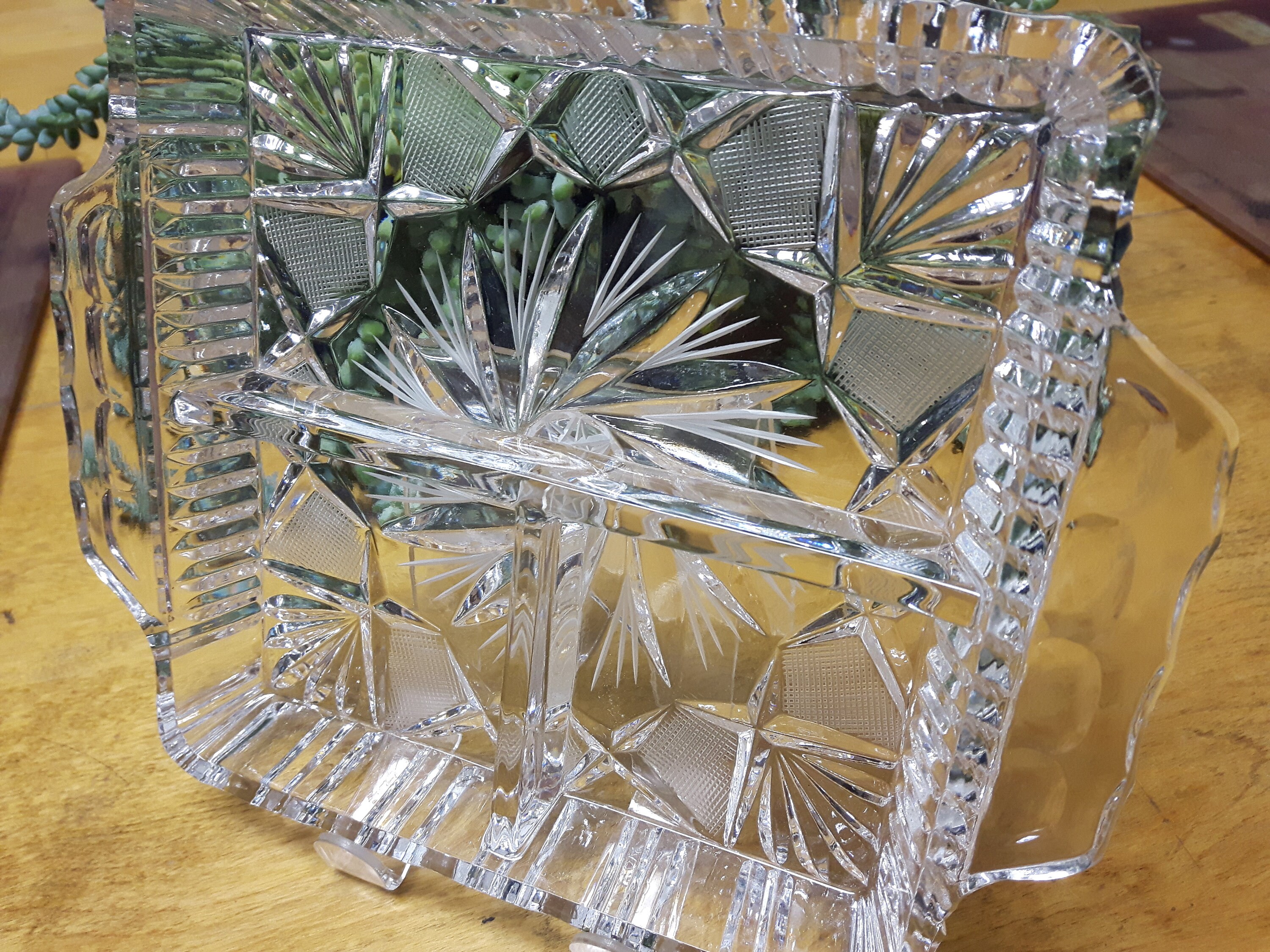 非売品deviseworks IGT cristal glass plate Stardust - Glass Charger Plate in Silver (Item # 0277