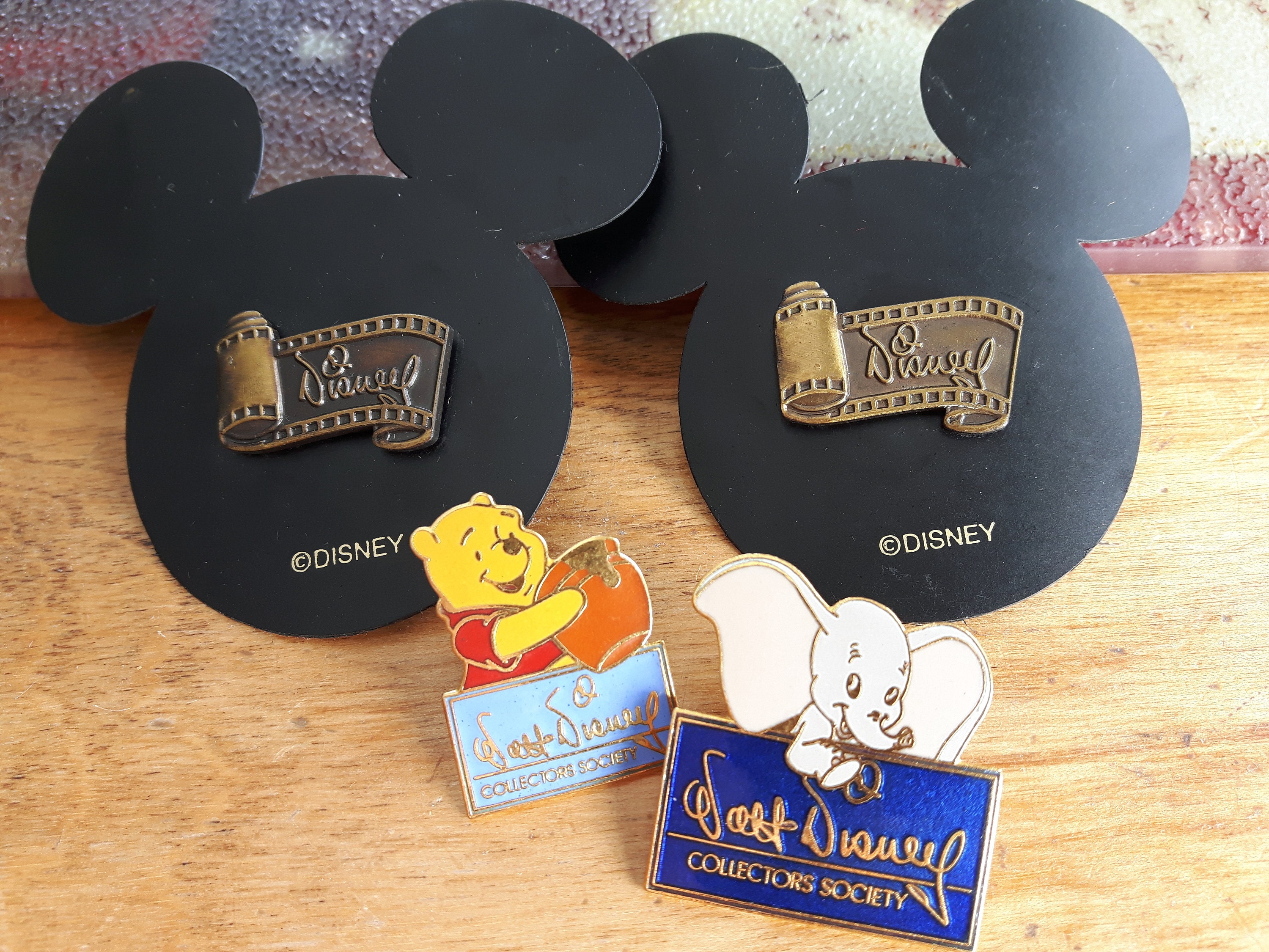 Enamel Disney Collectors Society Lapel Pins Collectible Etsy