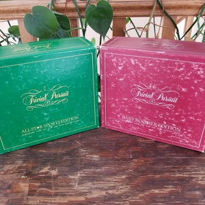 Jeux de cartes annexes pour le jeu Trivial Pursuit, Trivial Pursuit édition baby-boom, Trivial Pursuit édition All Star Sport, cartes Trivia