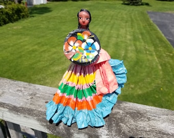 ヴィンテージ メキシコ人形 - ペーパーマシェ - Etsy 日本
