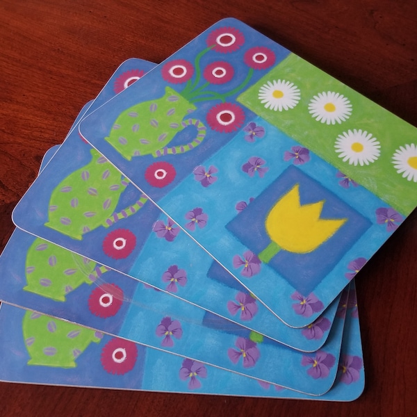 Cork Back Placemats Etsy