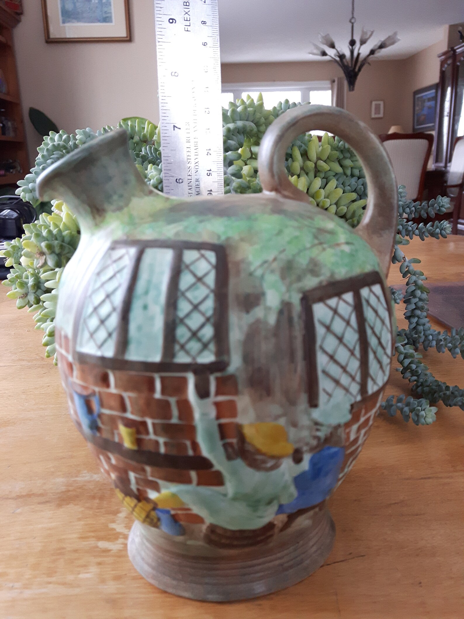 Vintage Hand Painted Radford Pottery Jug Radford Tavern Jug Etsy