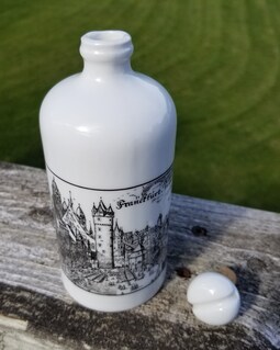 Vintage Altenkunstadt Porcelain Decanter Bottle: Frankfurt