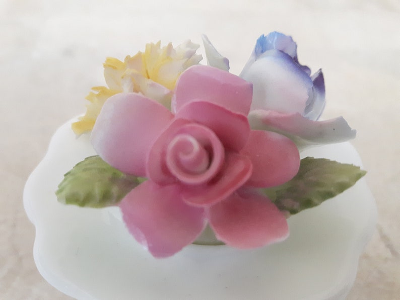 Royal Adderley Miniature Porcelain Flower Figurine Bone China Flowers