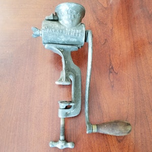 Antiker P S & W 25 Fleischwolf, Peck Stow und Wilcox Fabrik Fleischwolf Ende 1800 s