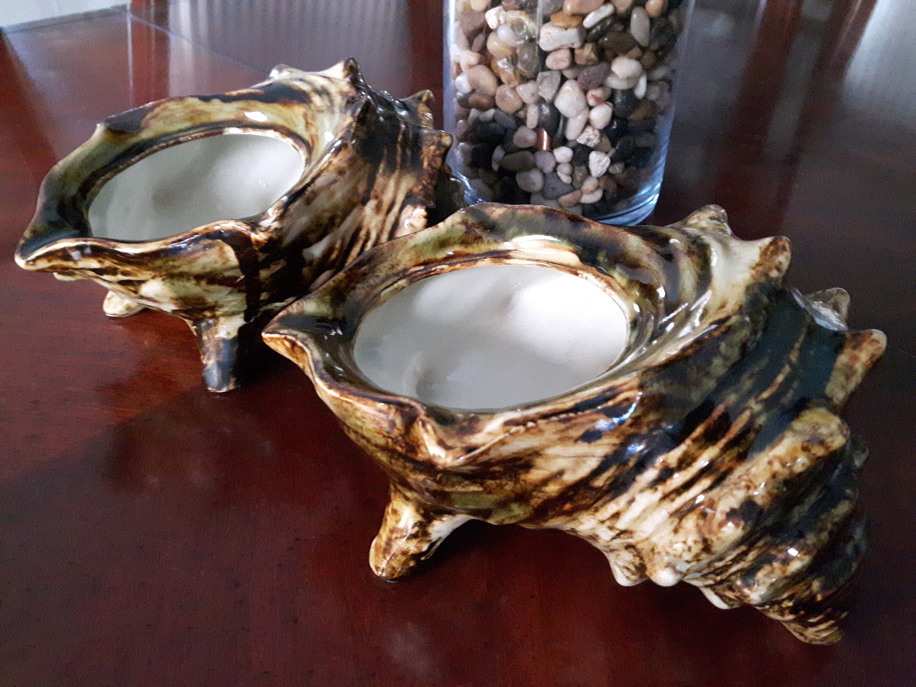 Ceramic Shell Ashtray - Etsy
