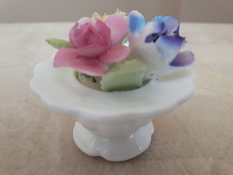 Royal Adderley Miniature Porcelain Flower Figurine Bone China Flowers