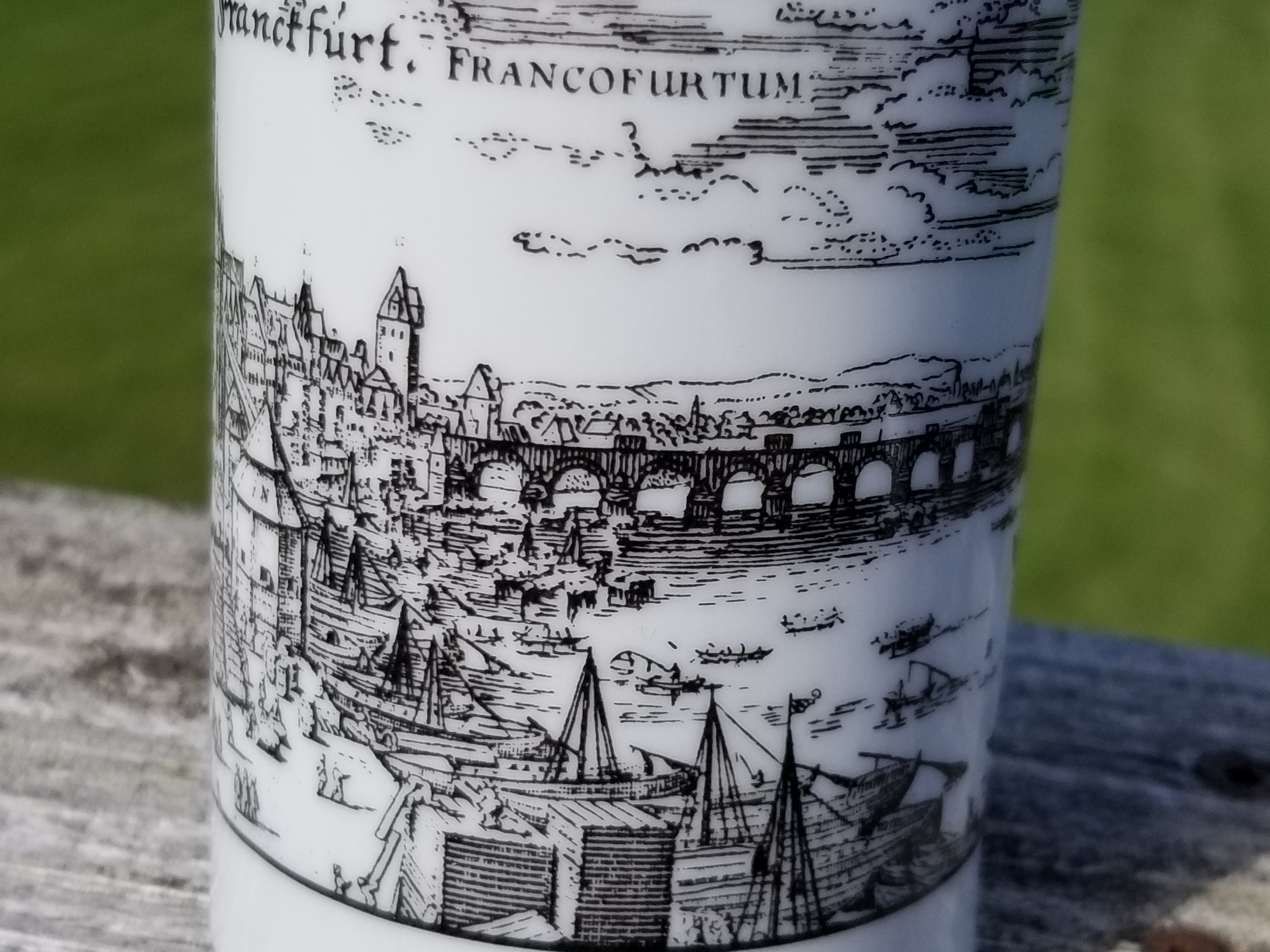 Vintage Altenkunstadt Porcelain Decanter Bottle, German