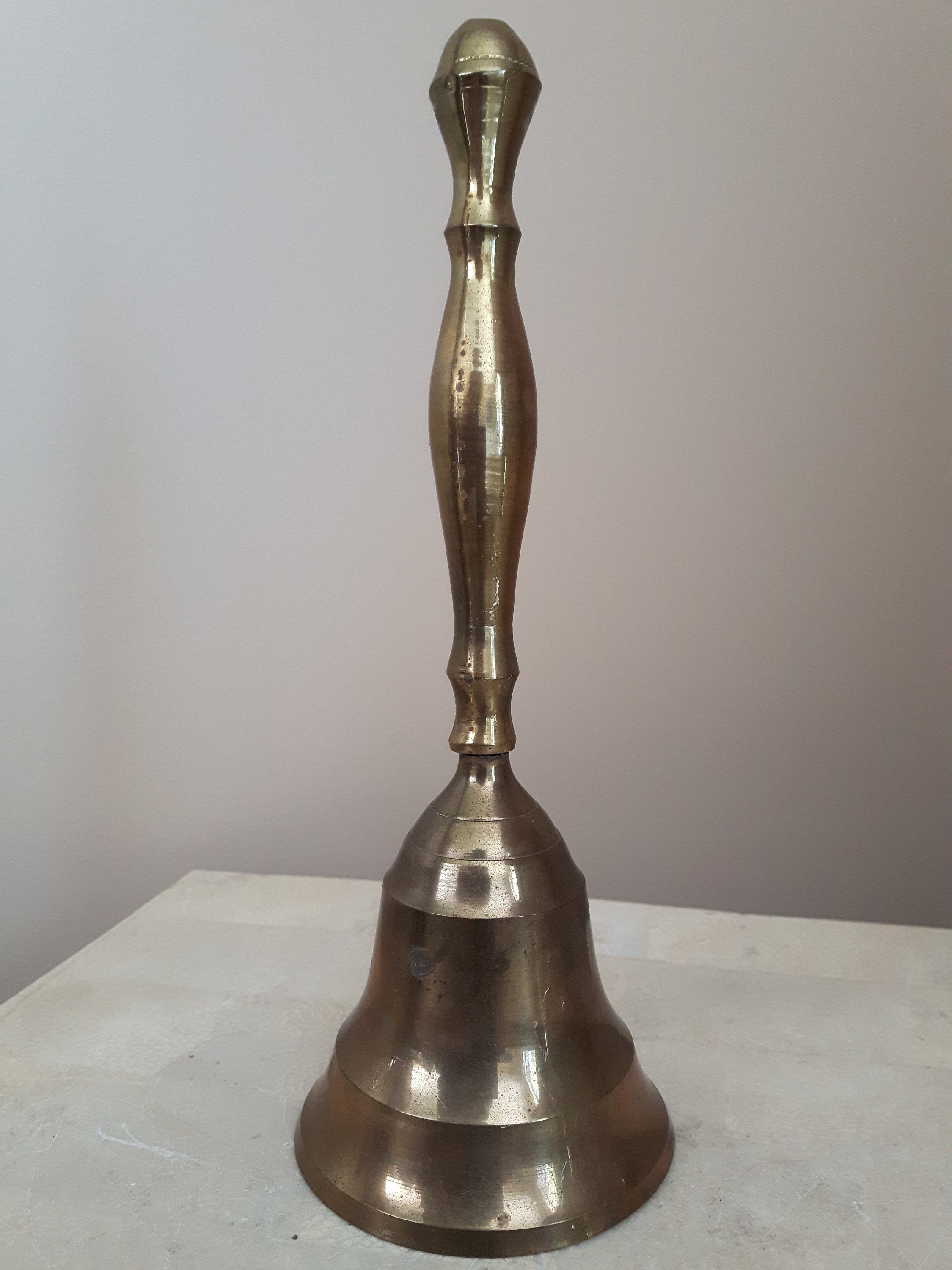 Vintage Brass Bell Brass Dinner Bell Made in India Etsy