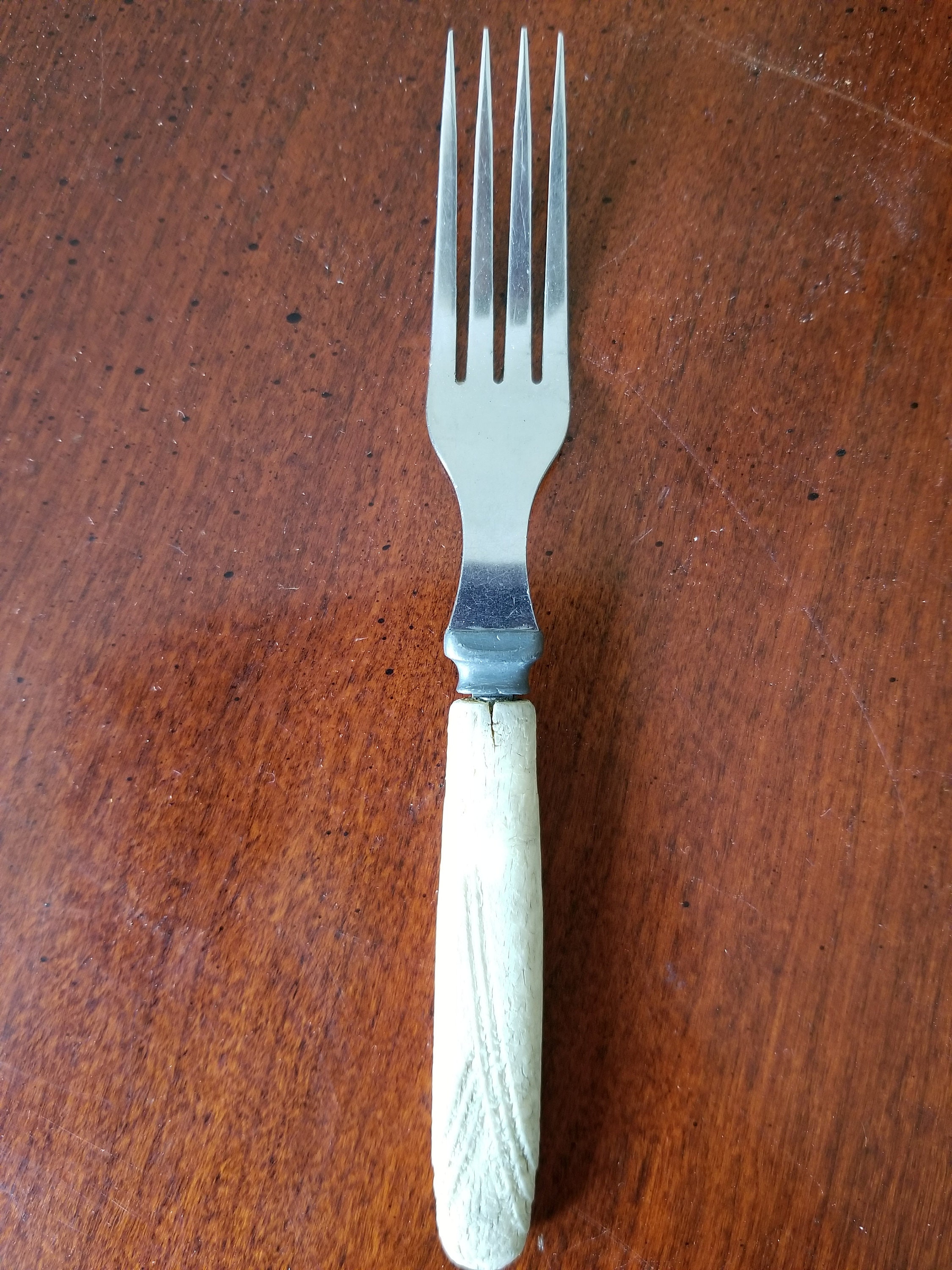 Lot of 4 Antique and Vintage Forks, Civil War Era Three