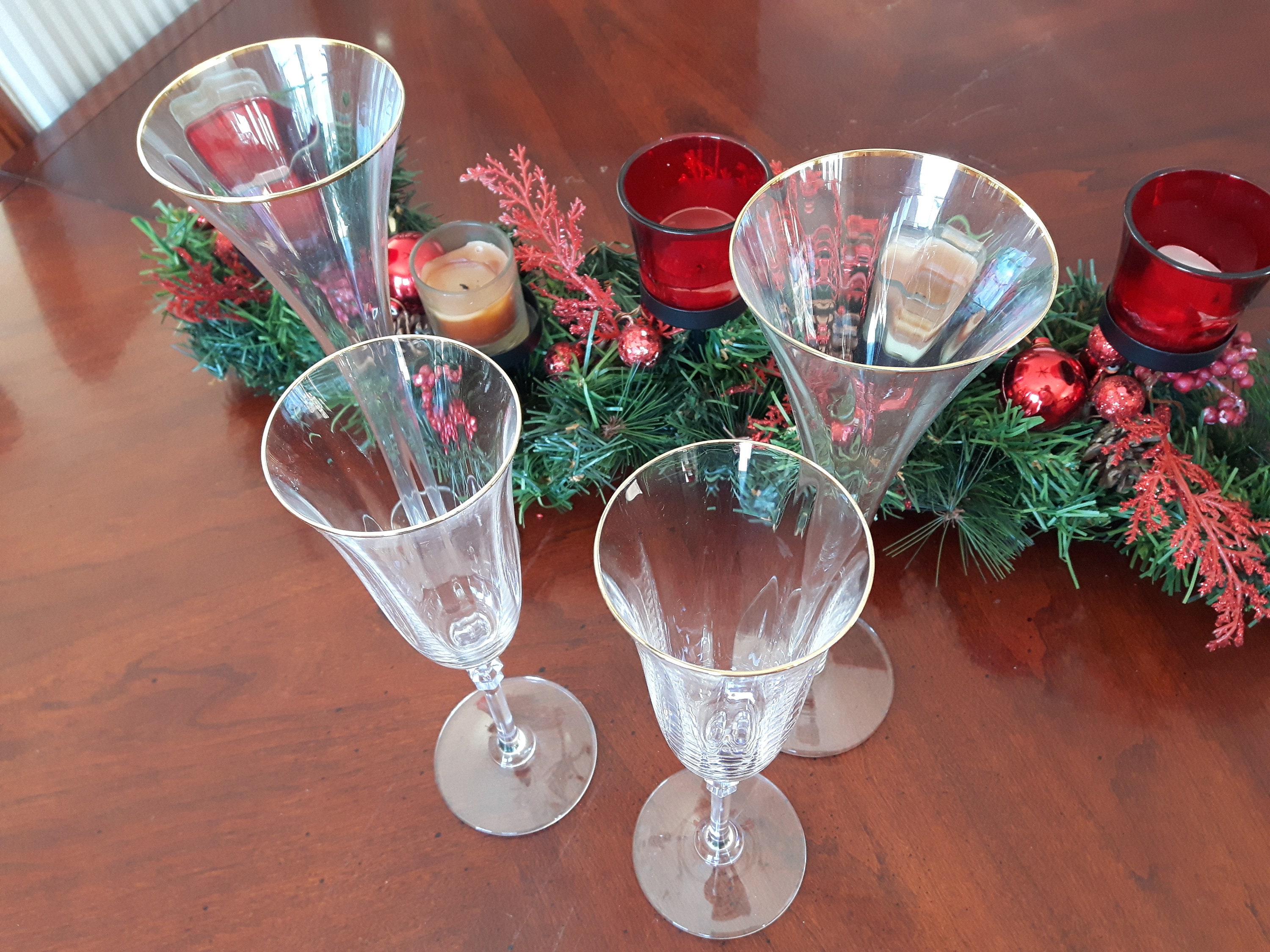 Mikasa Sonata Stemware Elegant Mikasa Crystal Champagne Etsy