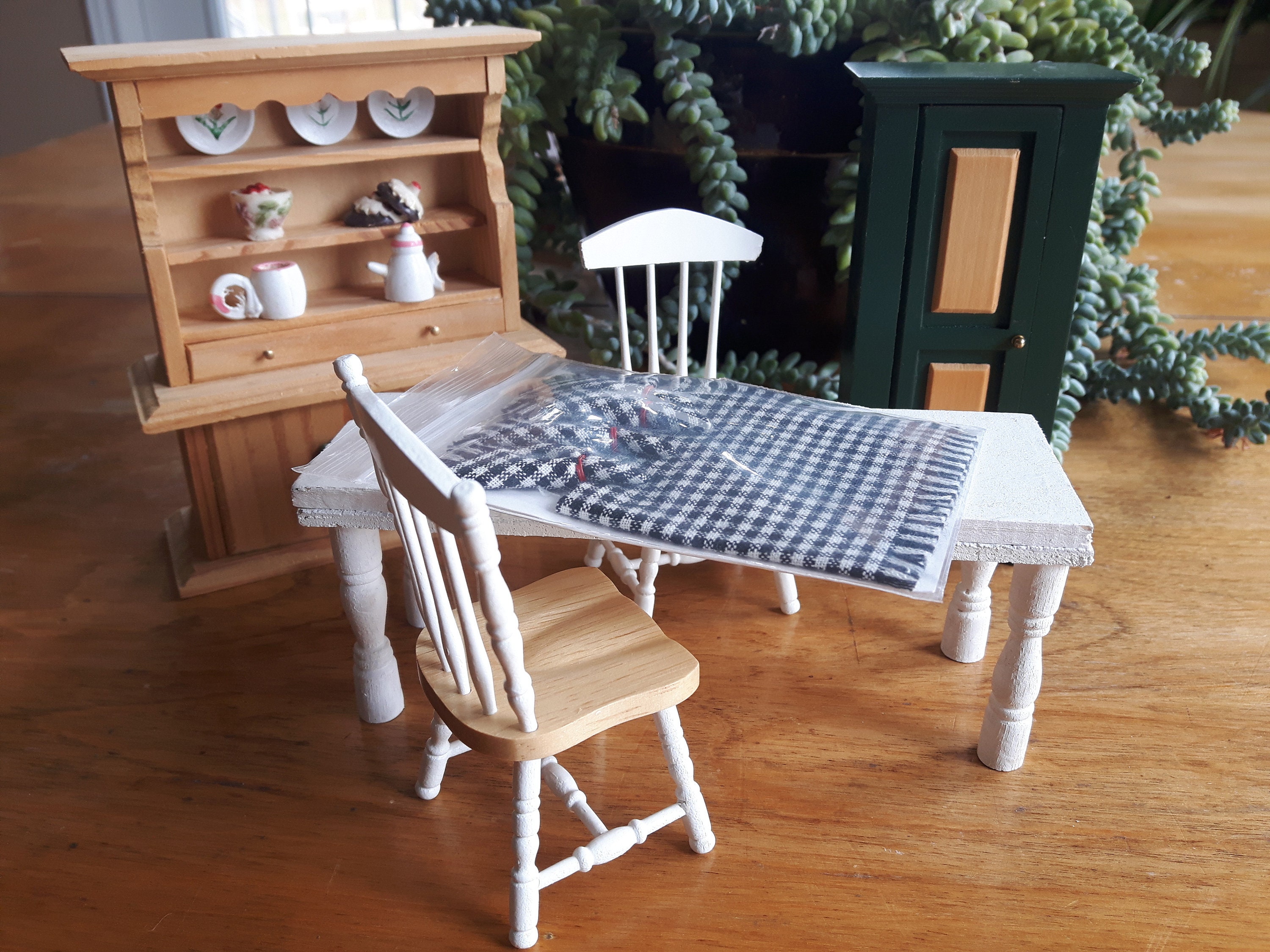 Dollhouse Furniture Farmhouse Kitchen Table and Chairs China Etsy