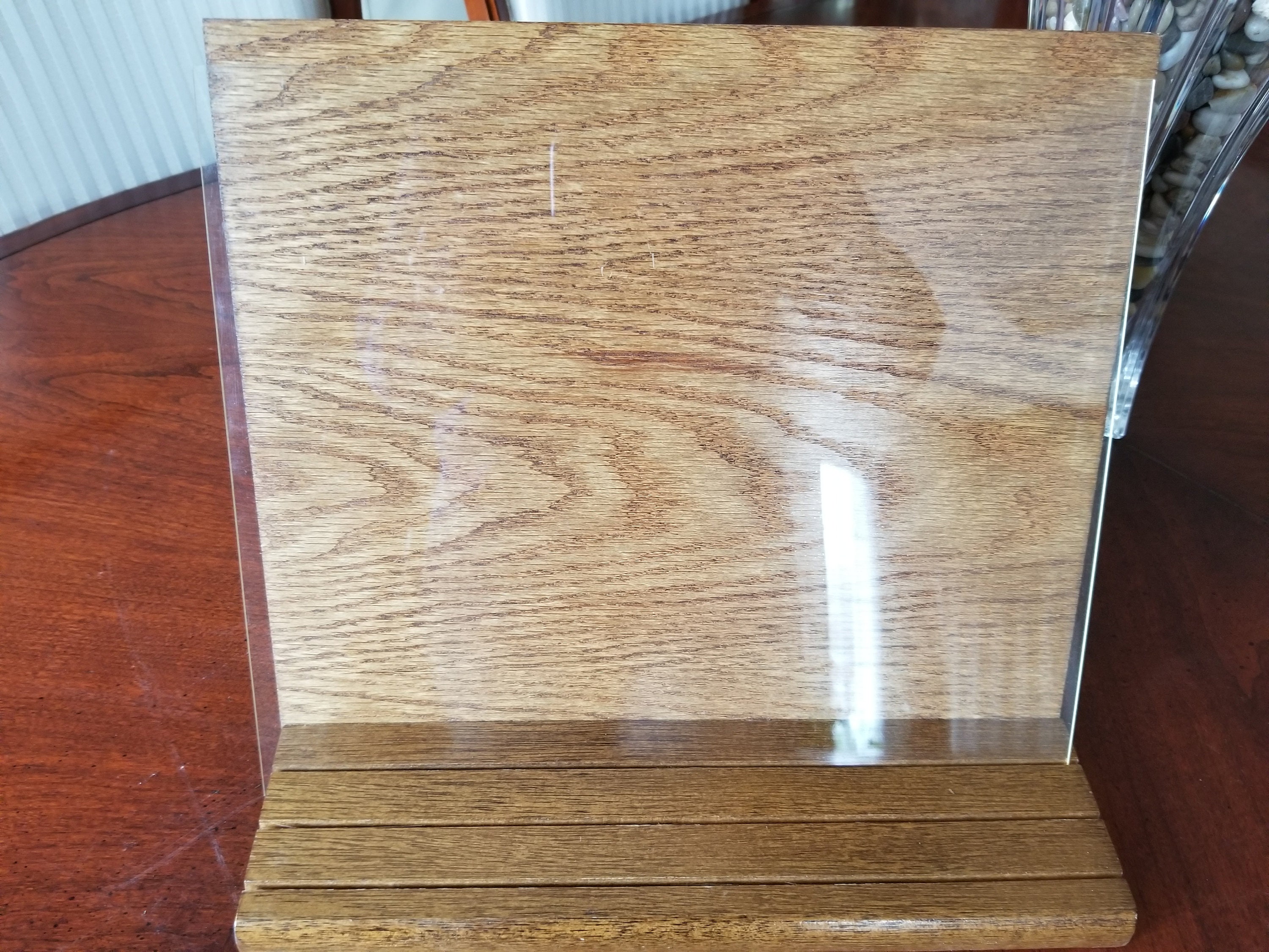 Vintage Recipe Book Holder New in Box, Wood and Acrylic Recipe Book ...