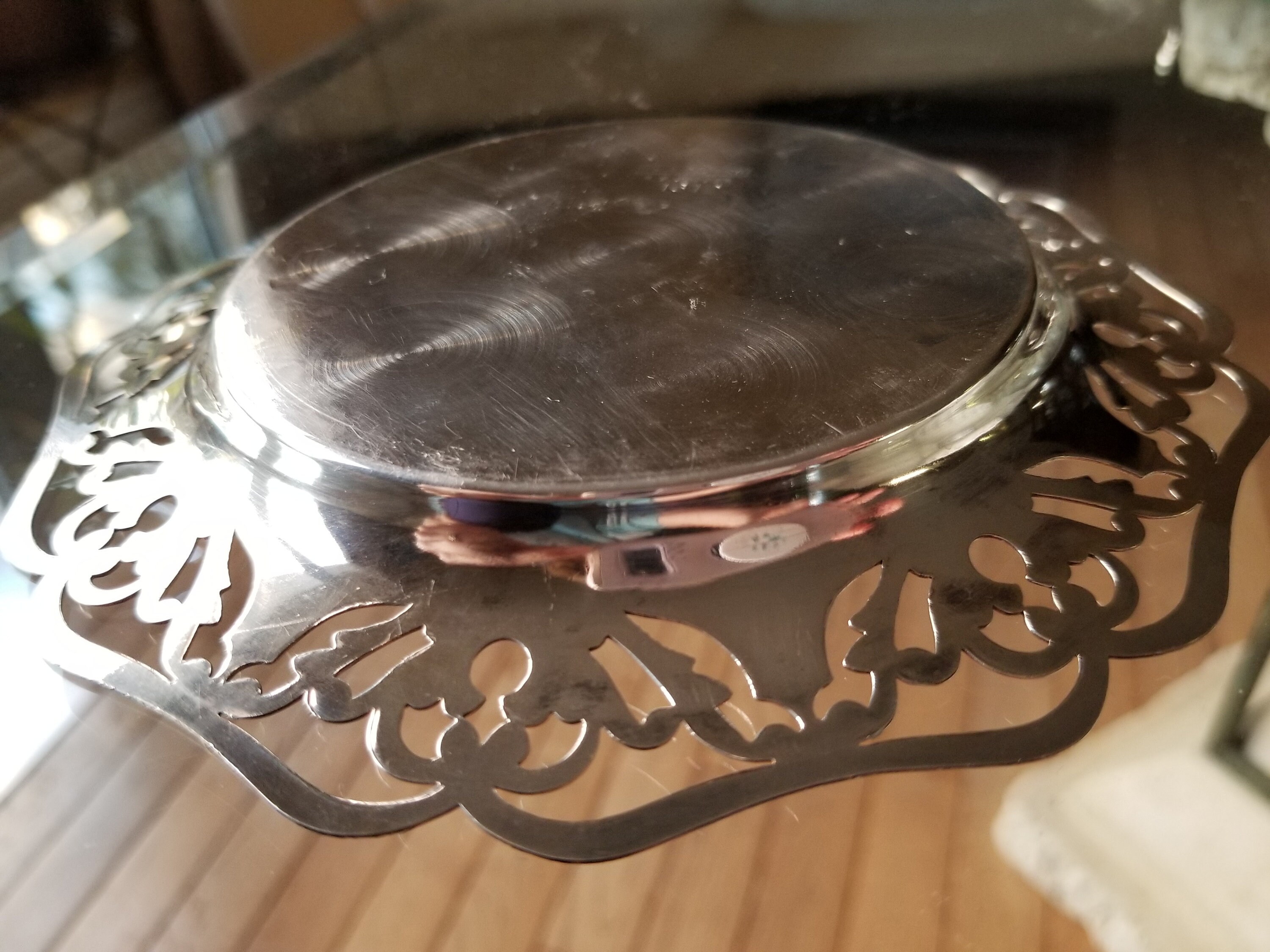 Wm A Rogers Silver Plated Butter Dish, Silver Plated Butter