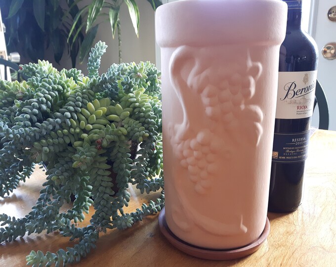 Romertopf Terra Cotta Wine Cooler, Vintage Wine Cooler Made in Germany