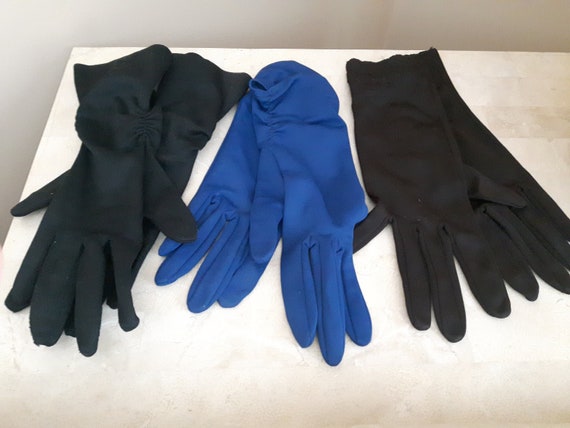 Vintage Women's Kayser Nylon Gloves, Kayser Long … - image 1