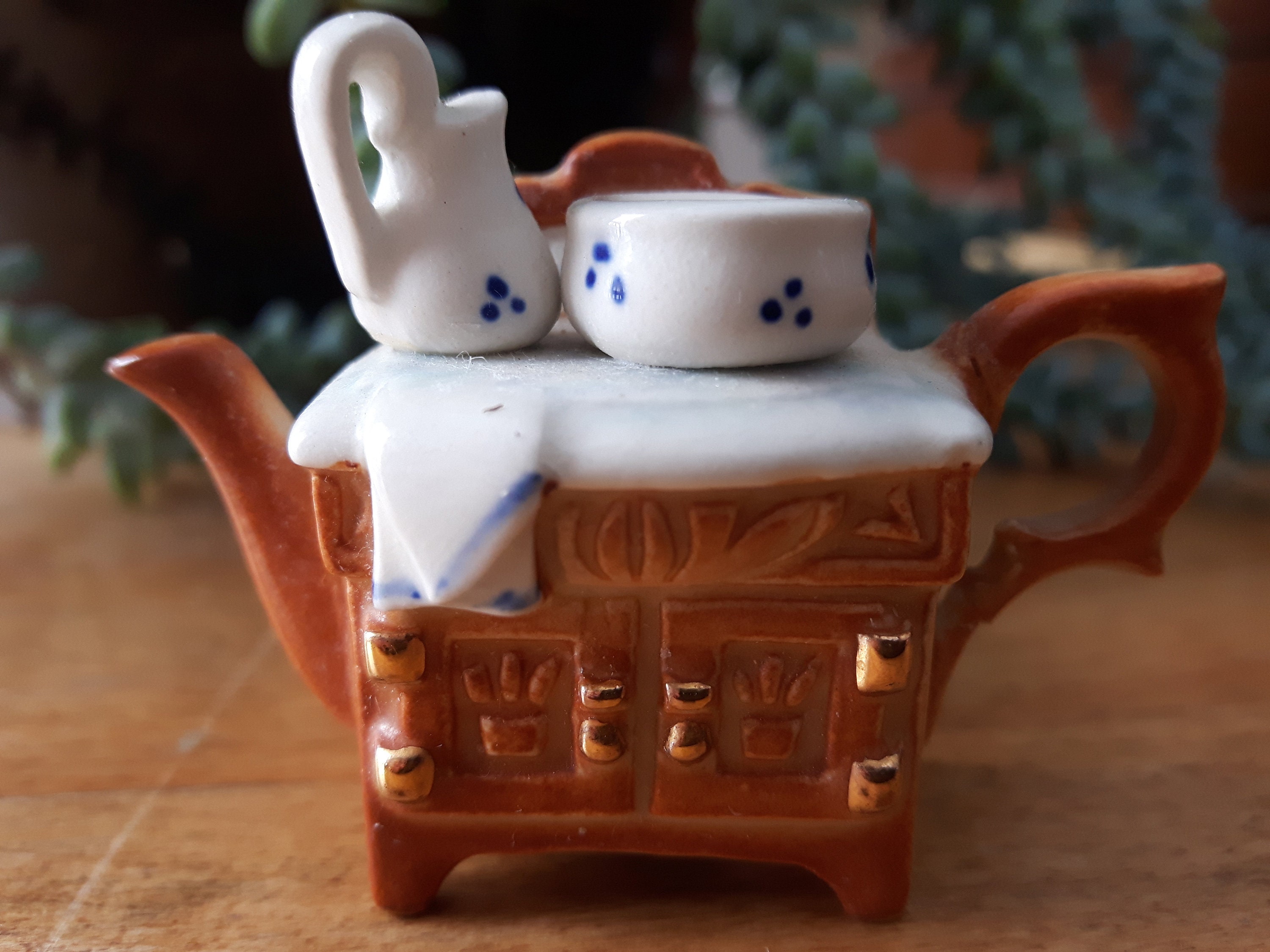 Paul Cardew Design Miniature Teapots Vintage Miniature Etsy