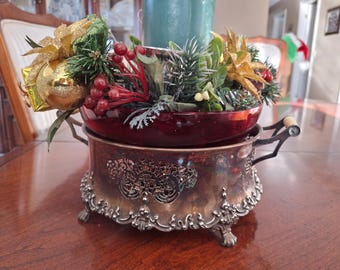 Rogers & Bros. 1712 Silver Plate Double Vegetable Server Made in
