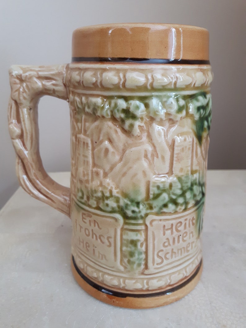 Set of 4 Vintage Ceramic Beer Steins Made in Japan Etsy