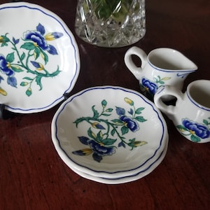 Antique Villeroy & Boch Miniature Dishes Made in Germany, Miniature Porcelain Cream Pitcher, Antique Doll Dishes