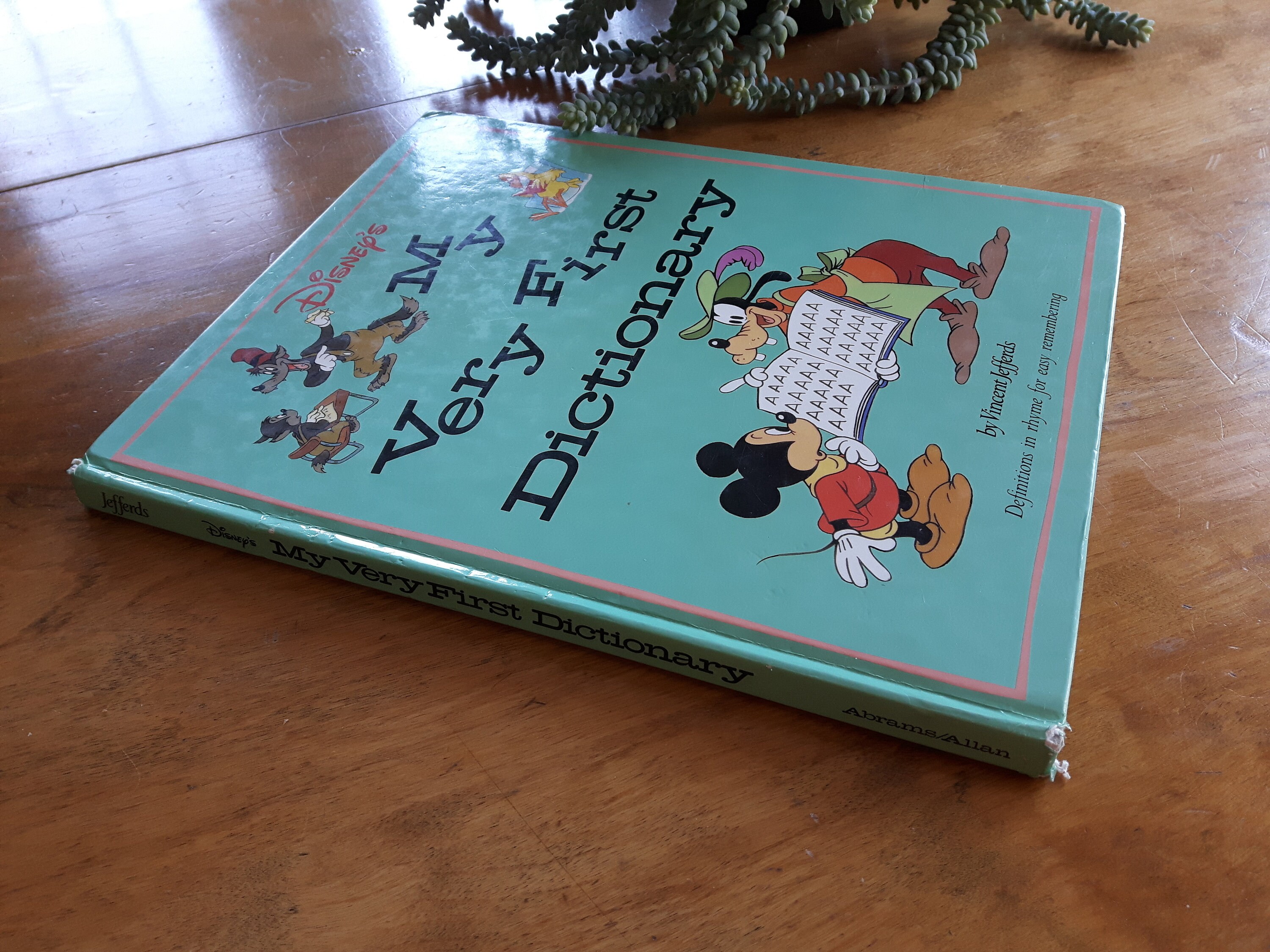 Disney's My Very First Dictionary Hardcover Book Etsy