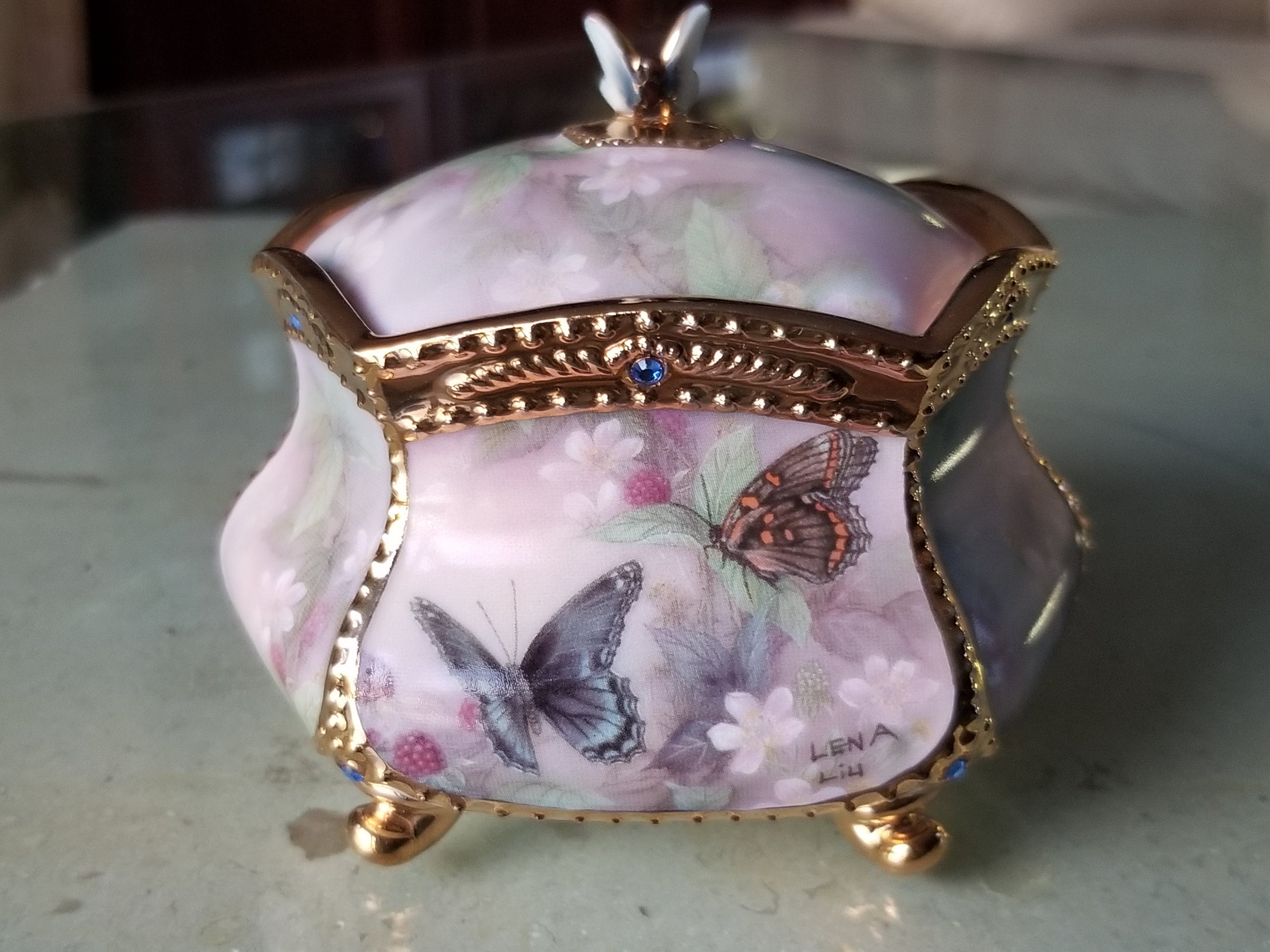 Lena Liu Music Box Collection Enchanted Wings, Flights of Fancy