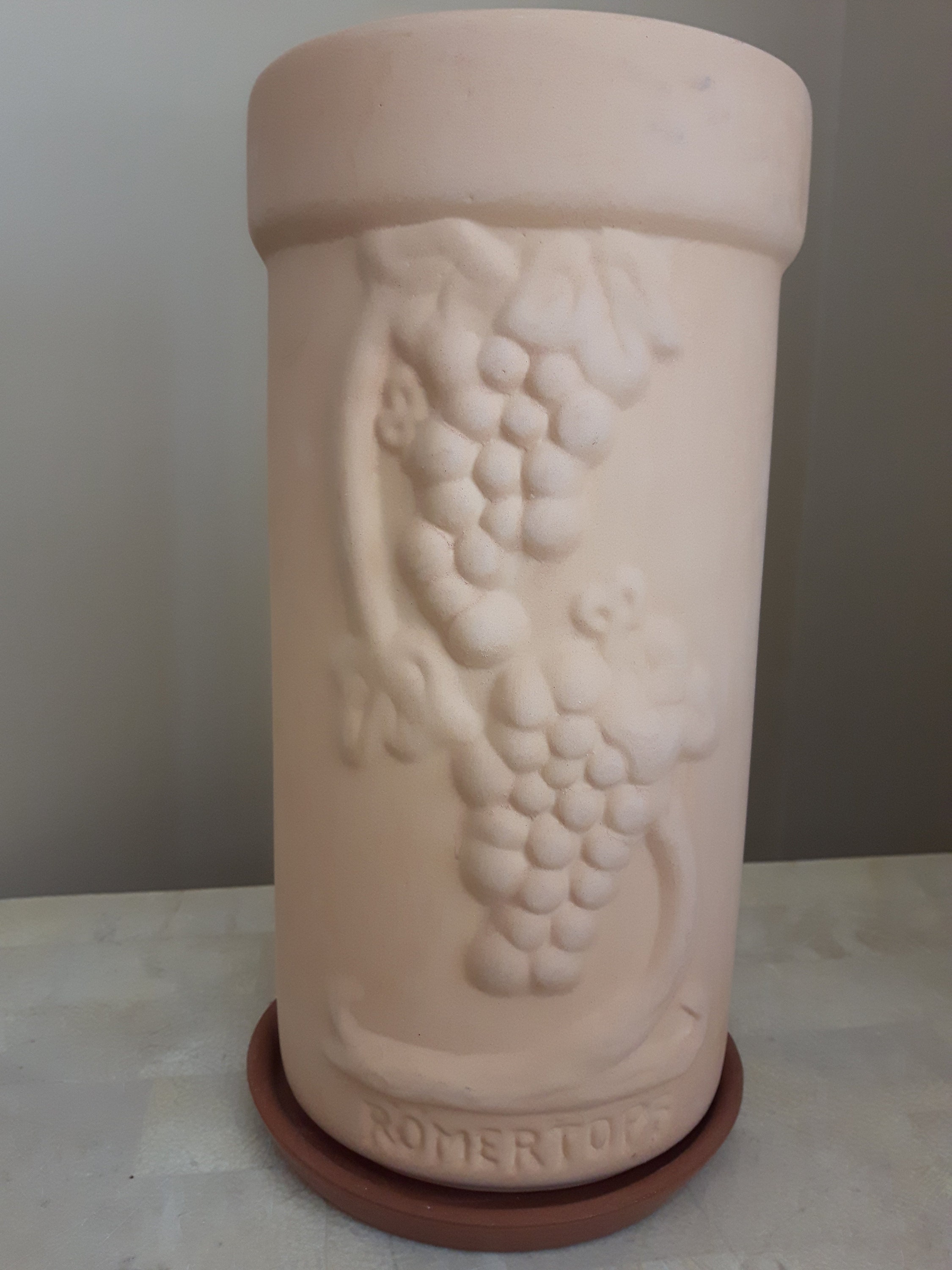 Romertopf Terra Cotta Wine Cooler Vintage Wine Cooler Made in Etsy